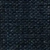 Dark blue fabric texture with a dense, nubby weave and matte finish, displaying consistent short fibers and subtle tonal variations.